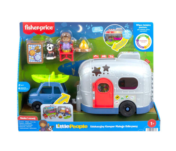 Fisher-Price Little People Edukacyjny Kamper Małego Odkrywcy - 1053098 - zdjęcie 3